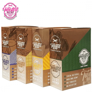 Twisted Hemp Designer Blends Hemp Wraps 2pk - 15ct Display